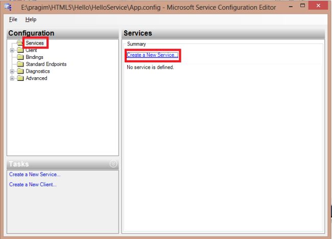 Create a New Service